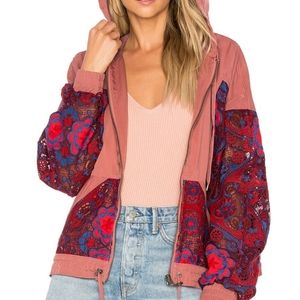 Free People Magpie Lace Hoodie Jacket
